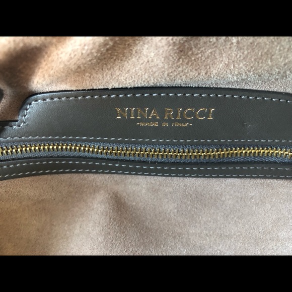 Nina Ricci Bowling Bag Grey and Beige - Picture 7 of 8